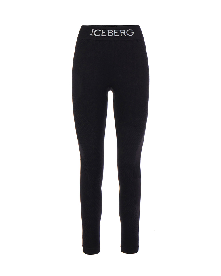 Logo band leggings - SPORTY STYLISH | Iceberg - Official Website