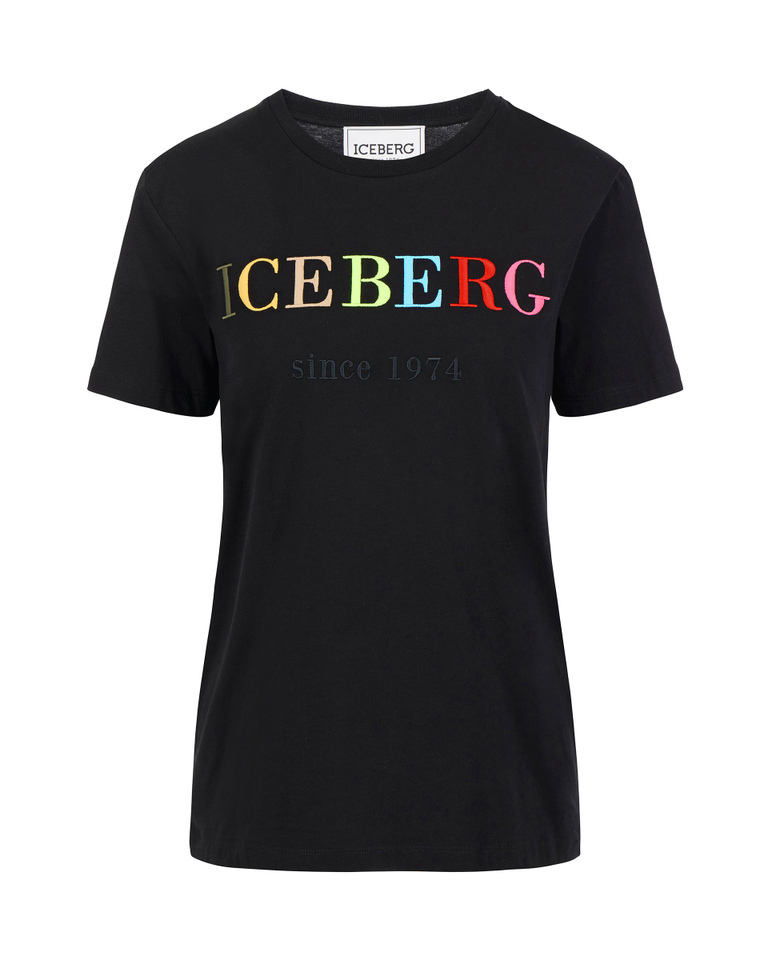 Oversized T-shirt with heritage logo | Iceberg - Official Website