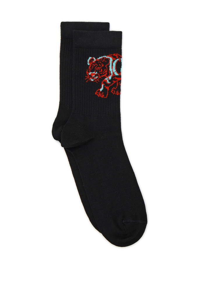CNY Tiger Black Socks - socks | Iceberg - Official Website