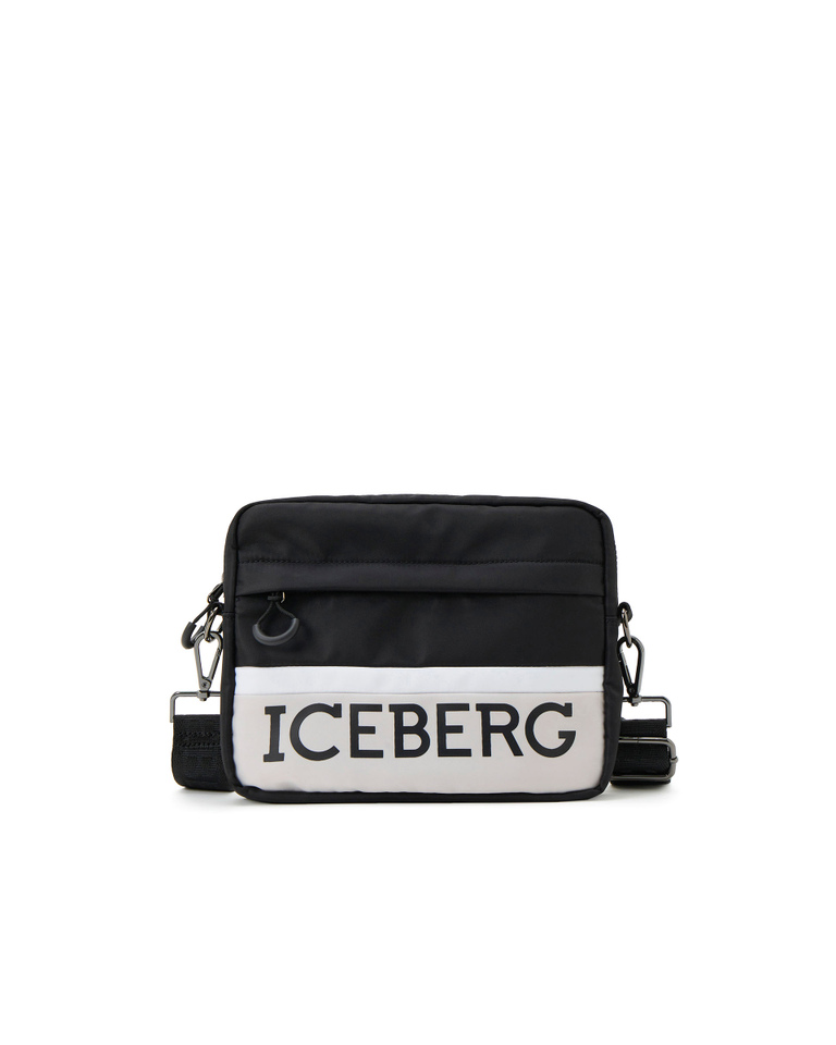 Crossbody bag with institutional logo - Bags & Belts | Iceberg - Official Website