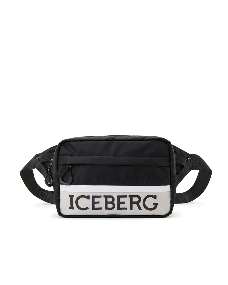 Bum bag with institutional logo - Bags & Belts | Iceberg - Official Website