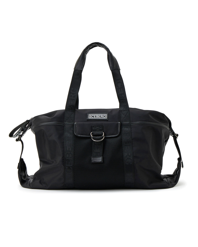 Black gym bag with logo - Bags & Belts | Iceberg - Official Website