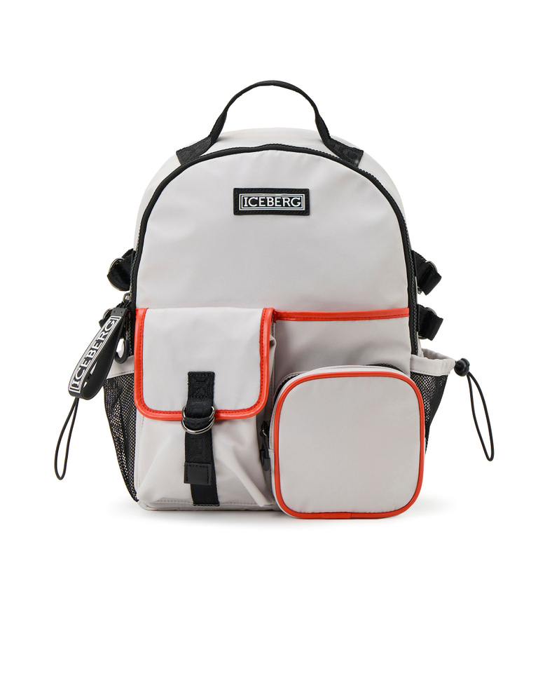 Rucksack with pockets and logo - PROMO 40% STEP 2 | Iceberg - Official Website