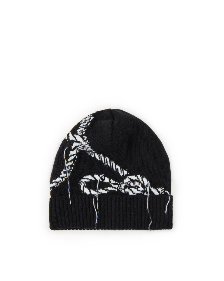 Black hat with ropes design - Hats | Iceberg - Official Website