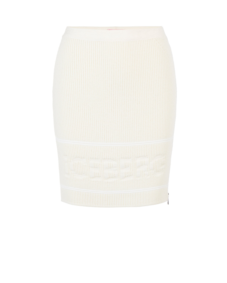 Women's white wool mini skirt - Women's outlet | Iceberg - Official Website