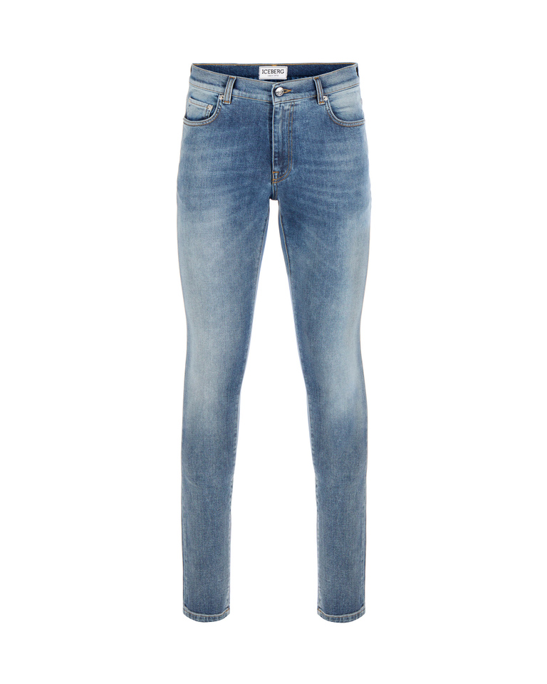Blue denim jeans - Clothing | Iceberg - Official Website
