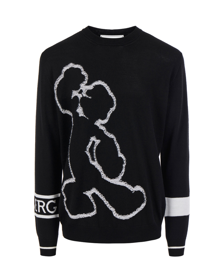 Popeye outline sweater - Knitwear | Iceberg - Official Website