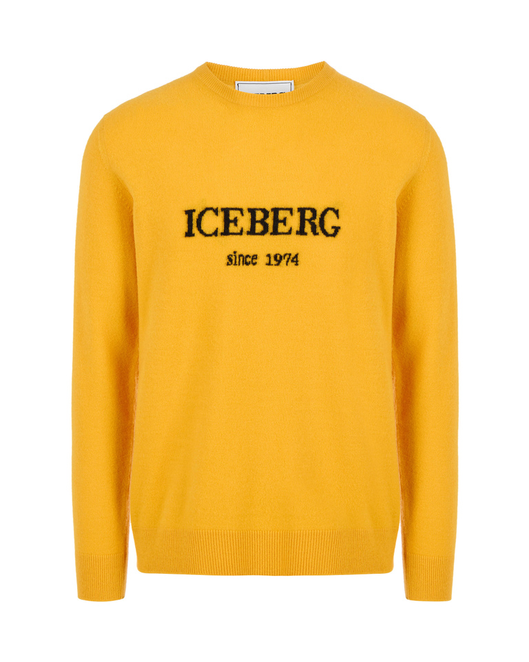 Heritage logo sweater - Knitwear | Iceberg - Official Website