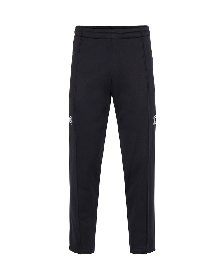 Black cropped cut trousers - Trousers | Iceberg - Official Website