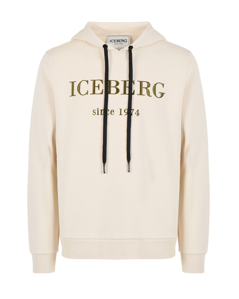 Heritage logo hooded sweatshirt - Sweatshirts | Iceberg - Official Website