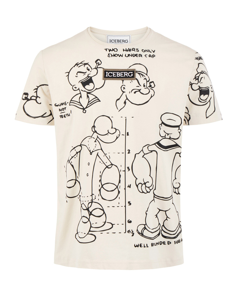 Multi Popeye T-shirt - T-shirts & polo | Iceberg - Official Website