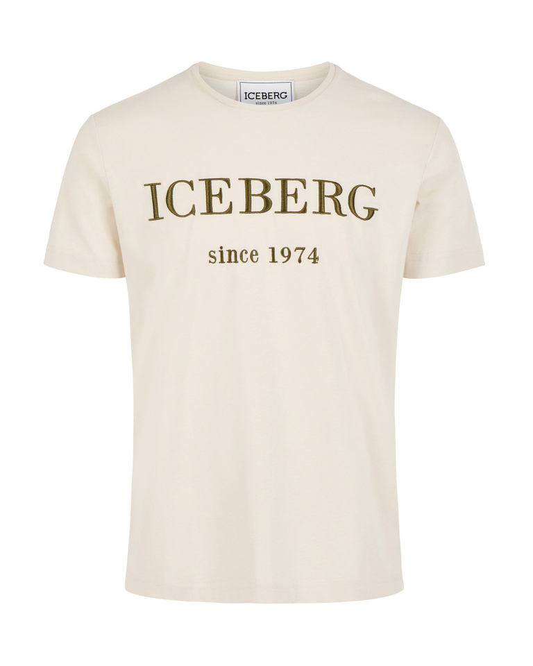 White heritage logo T-shirt | Iceberg - Official Website