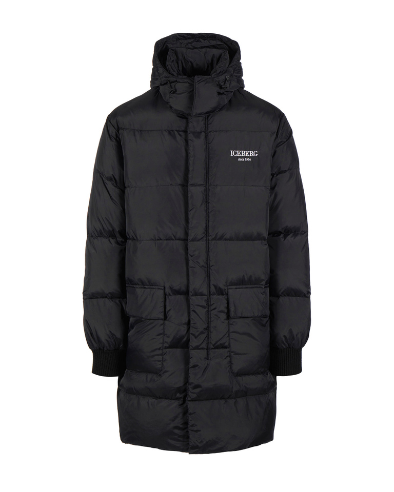 Heritage logo down jacket - Outerwear | Iceberg - Official Website
