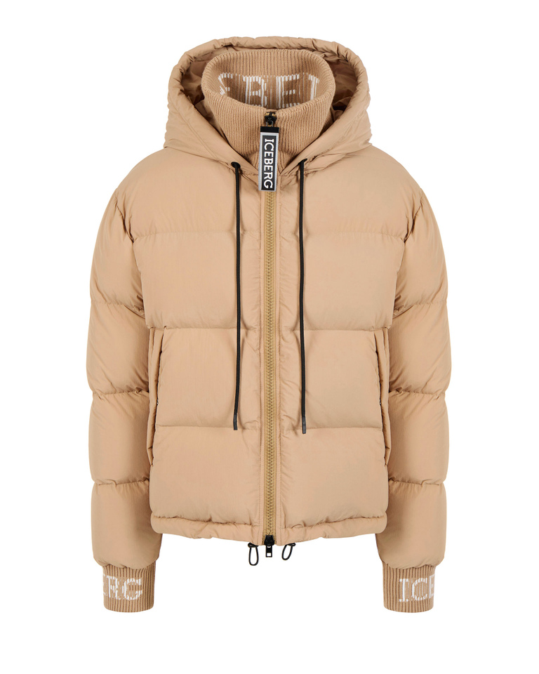 Nylon down jacket - Outerwear | Iceberg - Official Website