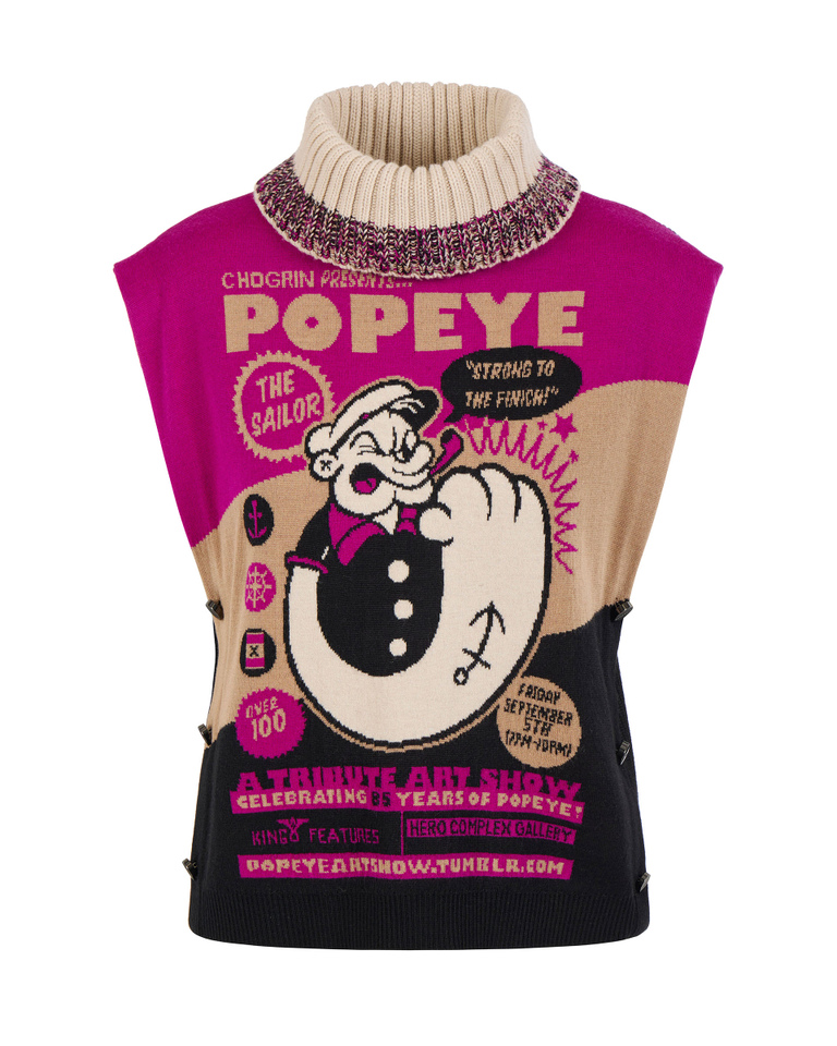 Popeye sleeveless vest - carosello gift guide donna | Iceberg - Official Website