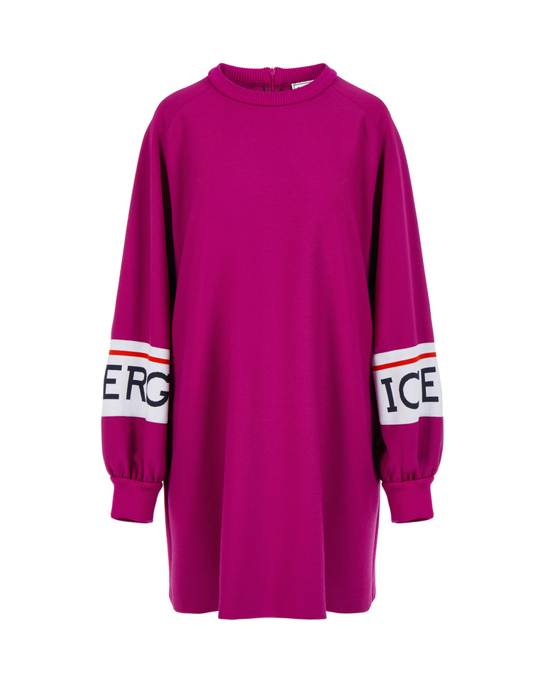 Sporty dress with institutional logo - Dresses & Skirts | Iceberg - Official Website