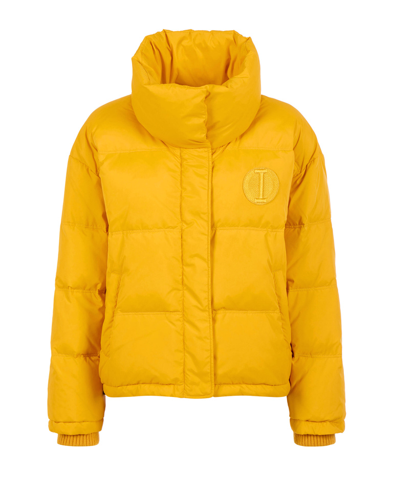 Short down jacket with logo - Outerwear | Iceberg - Official Website