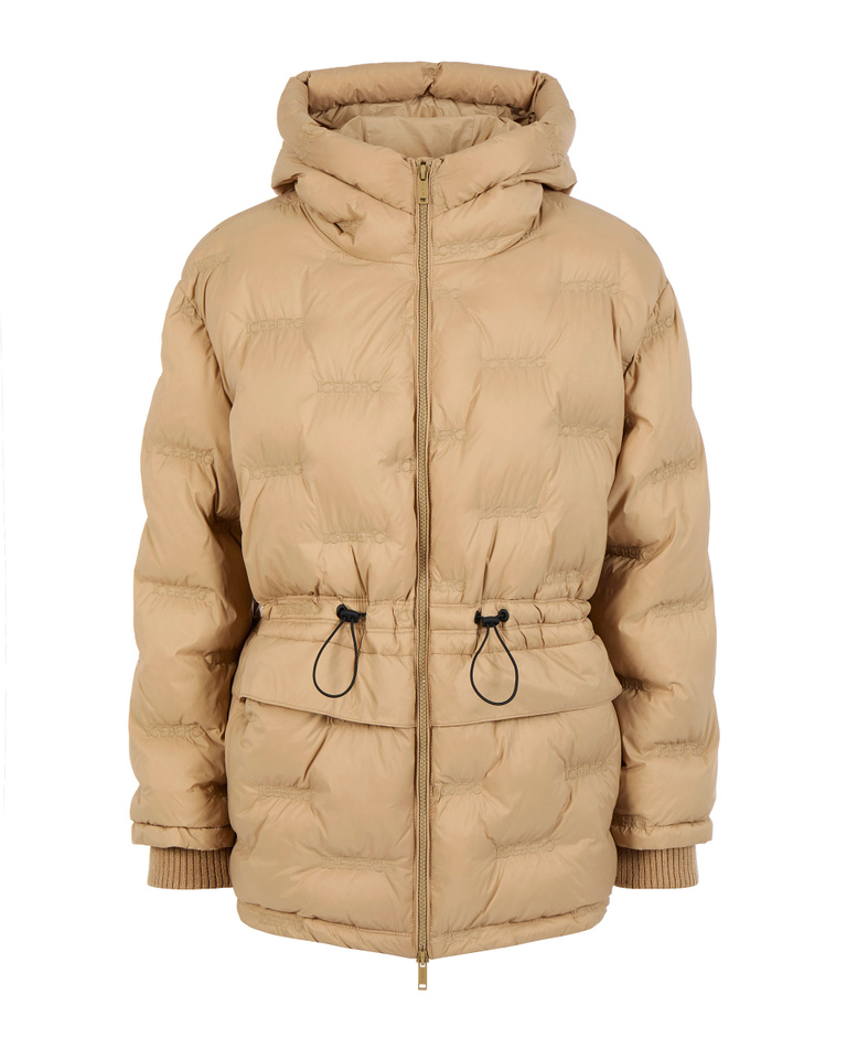 Midi fit quilted jacket with logo - Outerwear | Iceberg - Official Website