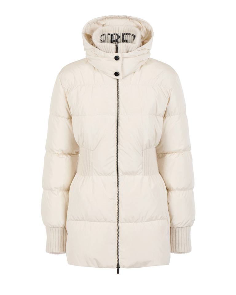 Midi down jacket with logo - Outerwear | Iceberg - Official Website