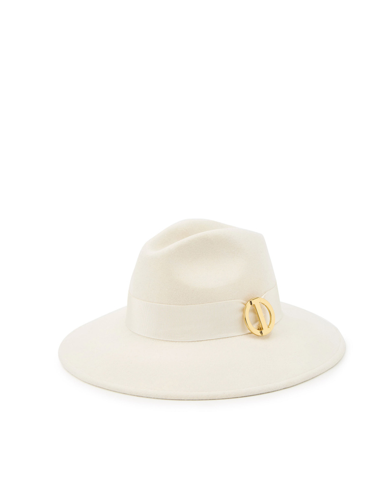 Felt hat with Iceberg Monogram - carosello HP woman accessories | Iceberg - Official Website