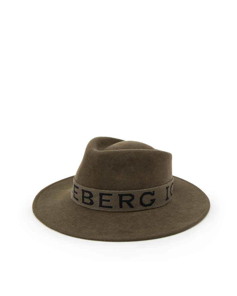 Felt hat with Iceberg logo - Hats | Iceberg - Official Website