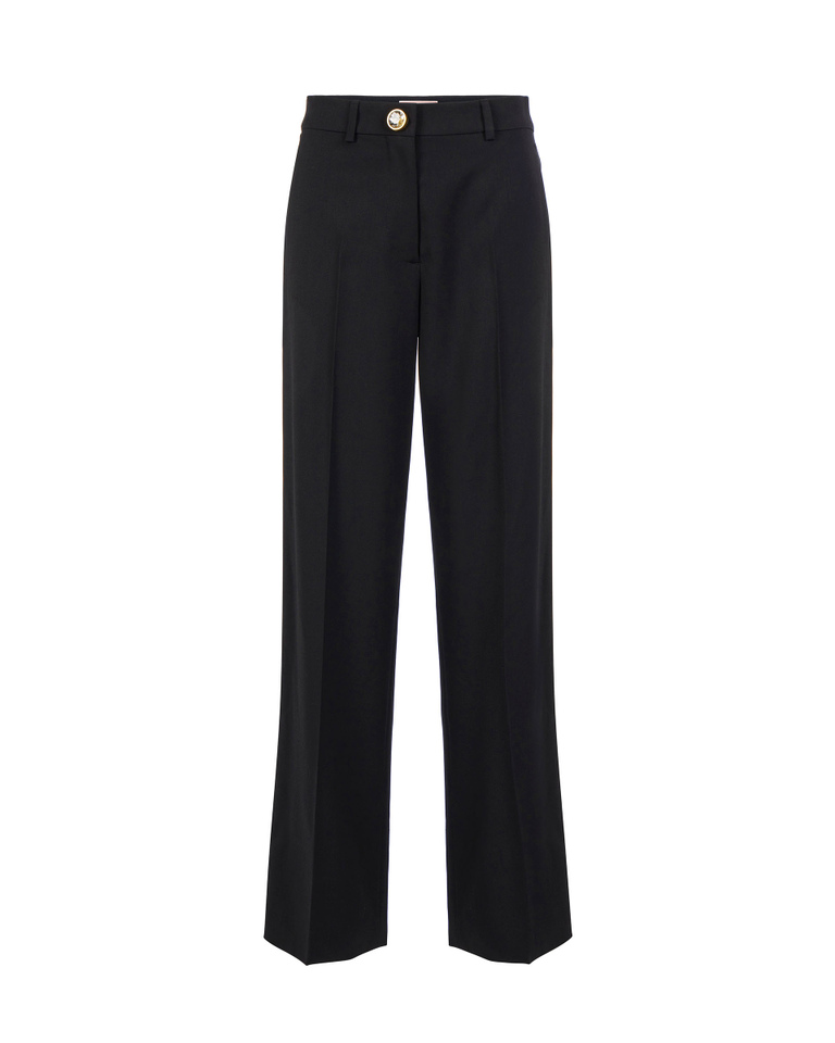 Wide leg tuxedo trousers - Fashion Show Woman | Iceberg - Official Website