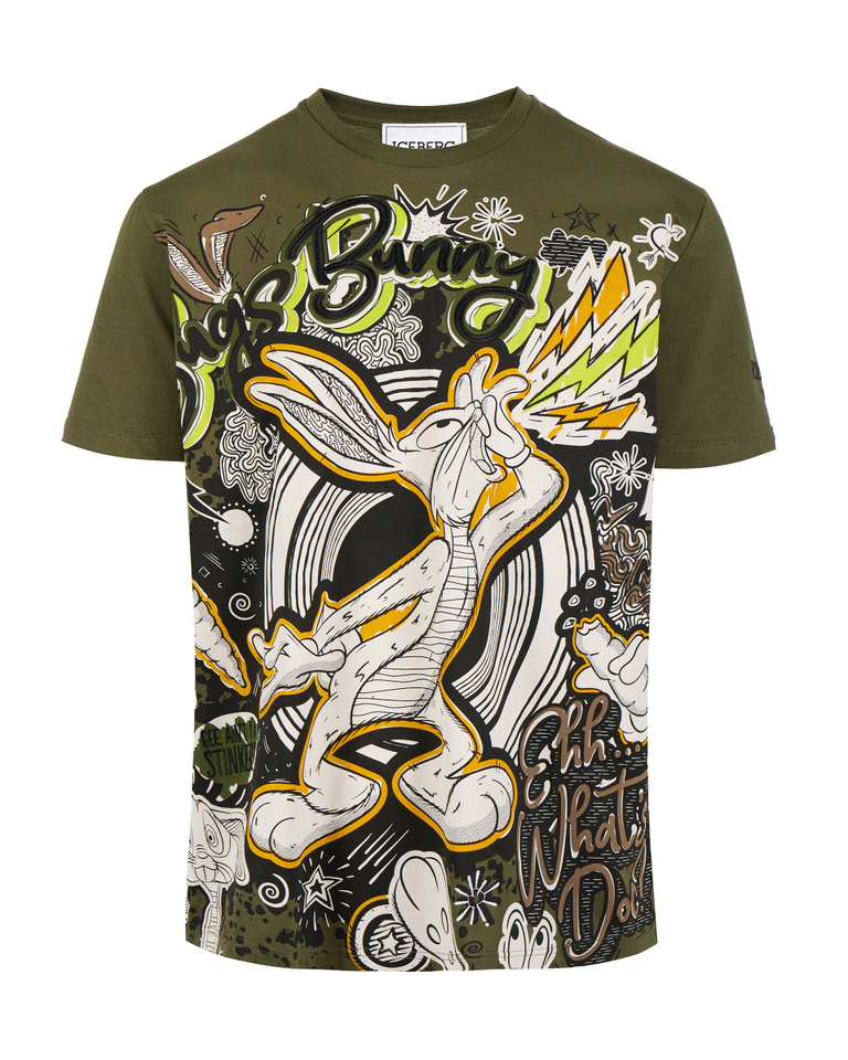 T-shirt salvia maxi stampa Looney Tunes - T-shirts | Iceberg - Official Website