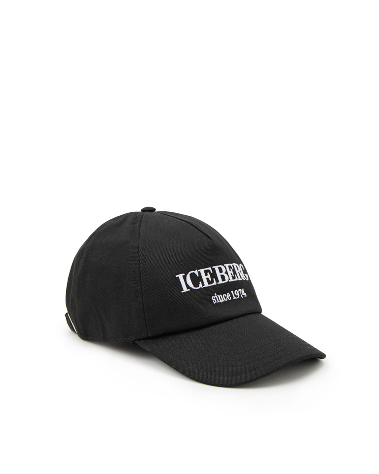 Cappellino baseball nero con logo - Carryover | Iceberg - Official Website