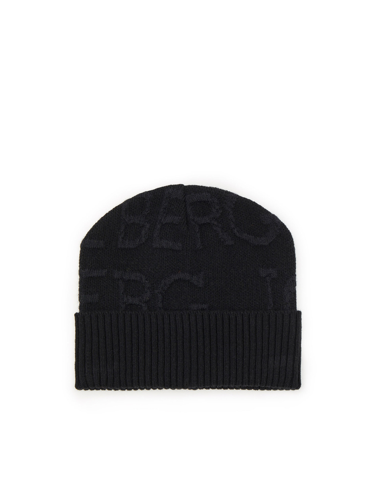 Berretto nero logo all over - Cappelli | Iceberg - Official Website