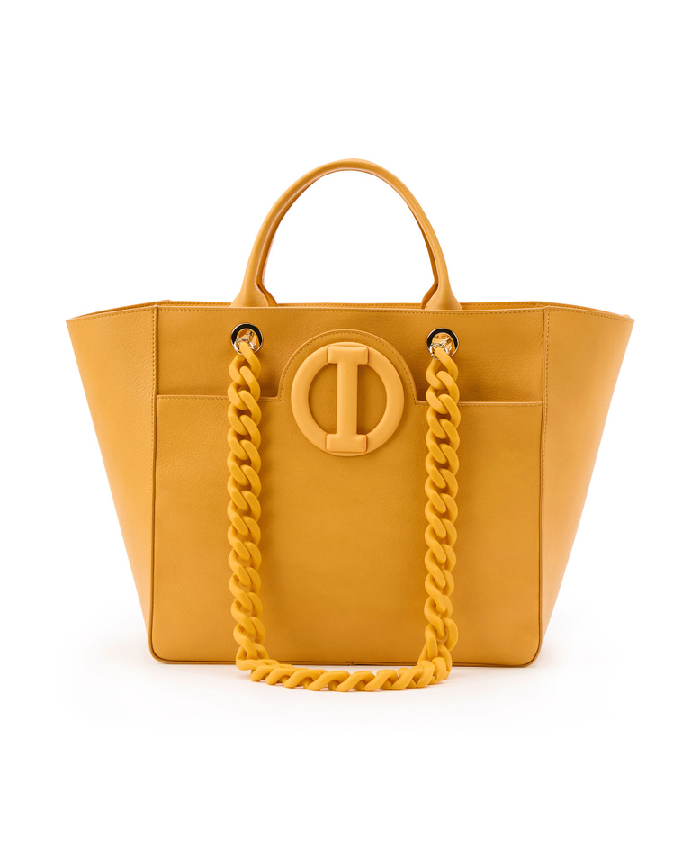 Shopper bag with abs chain and logo monogram - PROMO 20% MID SEASON | Iceberg - Official Website