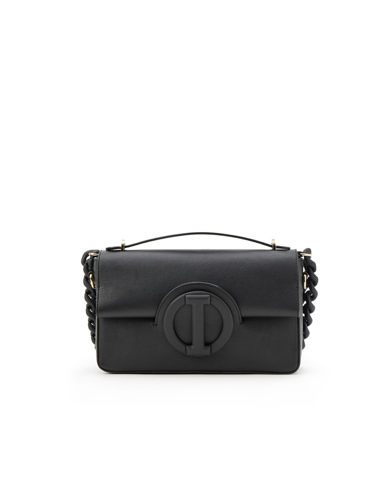 Baguette bag with abs chain and logo monogram - Bags & Belt | Iceberg - Official Website