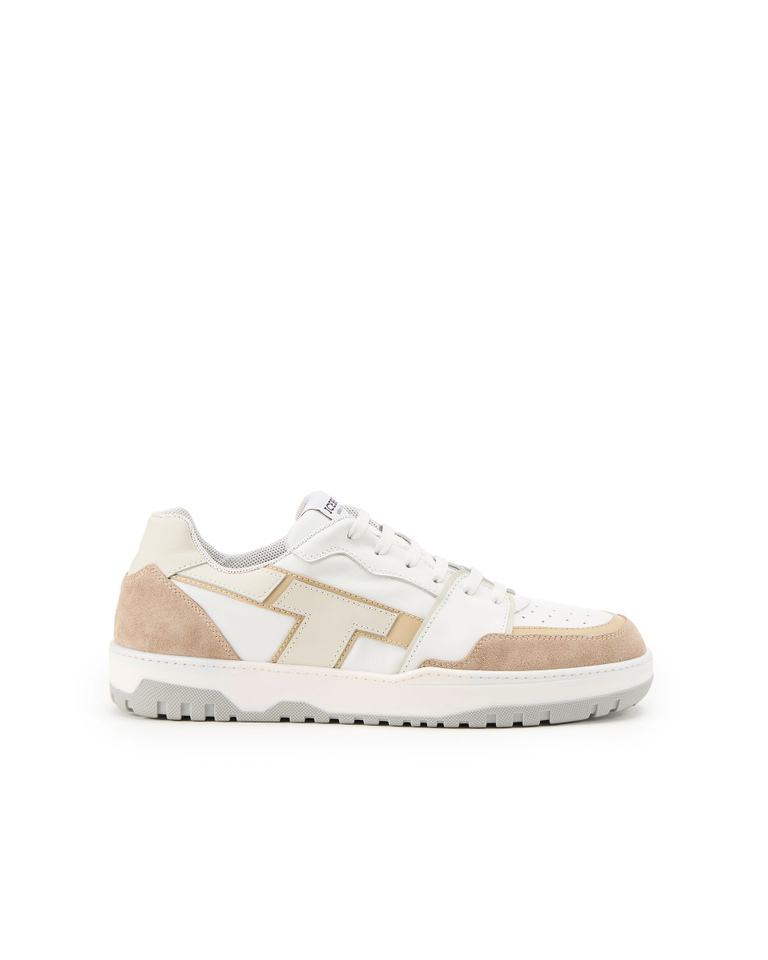 Okoro sneakers with beige and tan - Focus on | Iceberg - Official Website