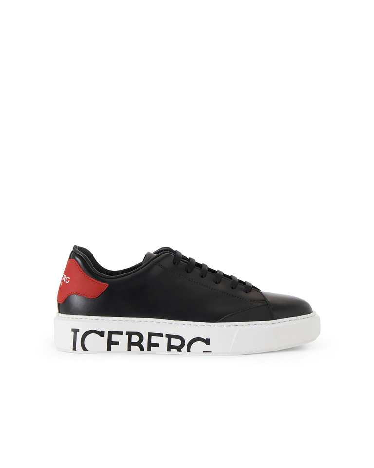 Men's Bozeman sneaker in black - PER FARE LE REGOLE | Iceberg - Official Website