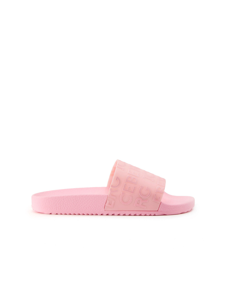 Logo Slipper in pink - carosello HP woman accessories | Iceberg - Official Website