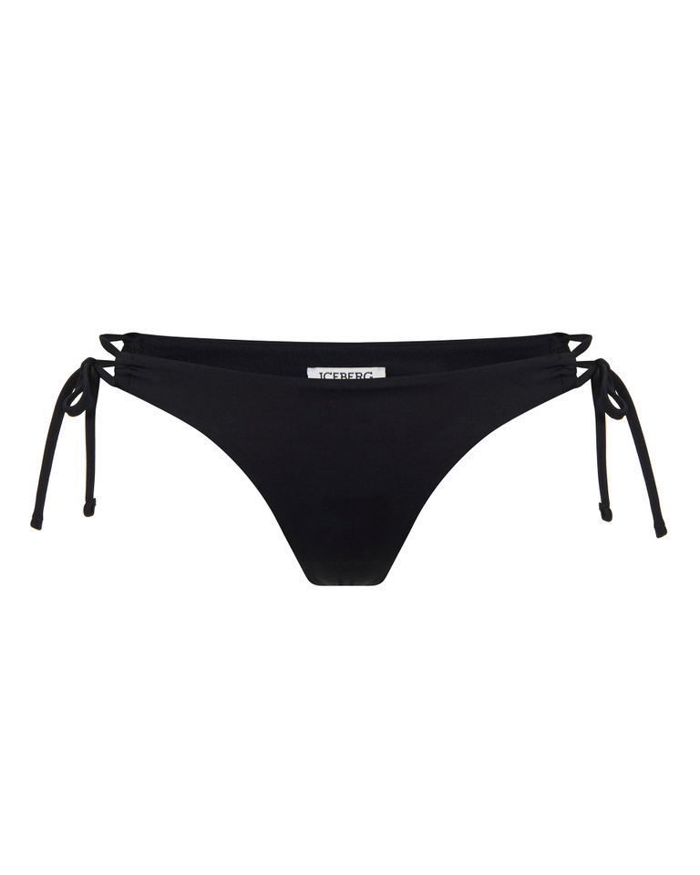 Tie side black bikini bottoms - carosello HP woman shoes | Iceberg - Official Website