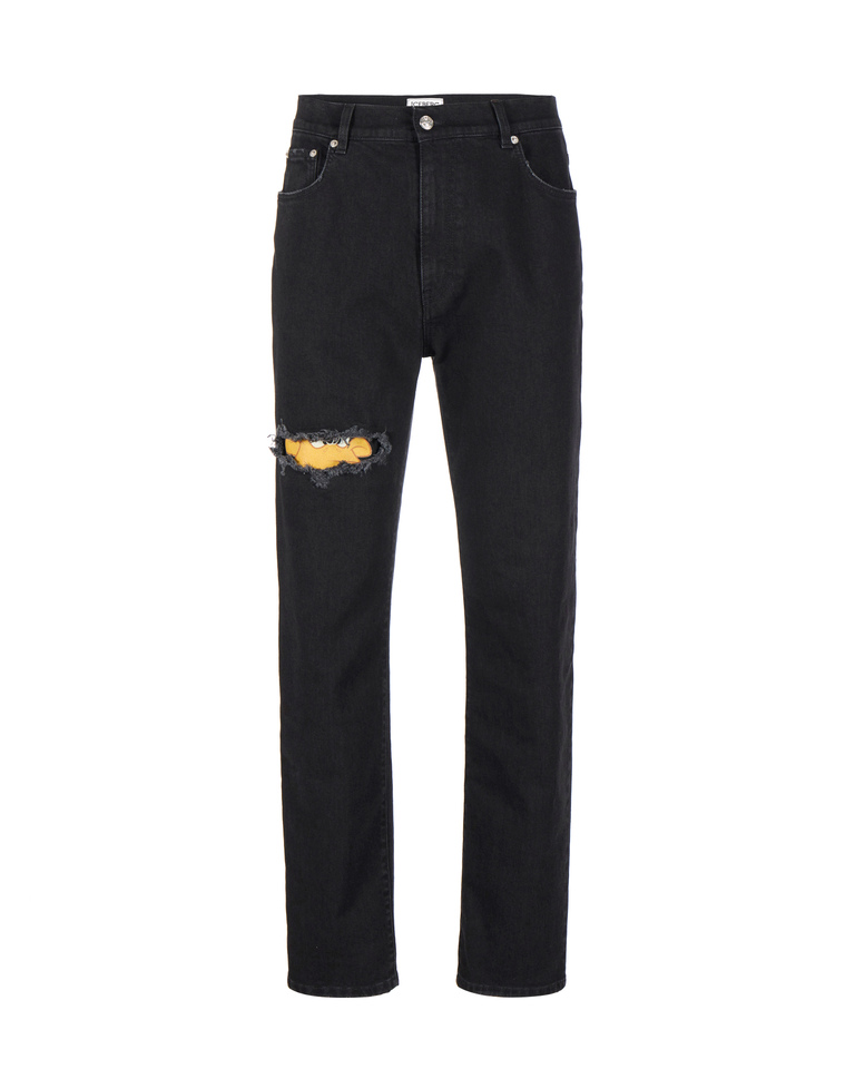 Daffy Duck black jeans - Trousers | Iceberg - Official Website
