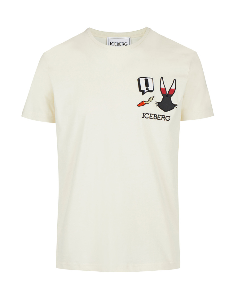 CNY Looney Tunes t-shirt in cream - Clothing | Iceberg - Official Website