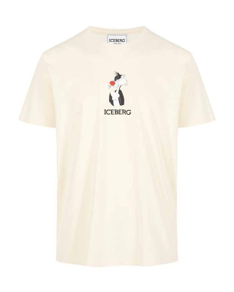 T-shirt Gatto Silvestro con logo Iceberg | Iceberg - Official Website