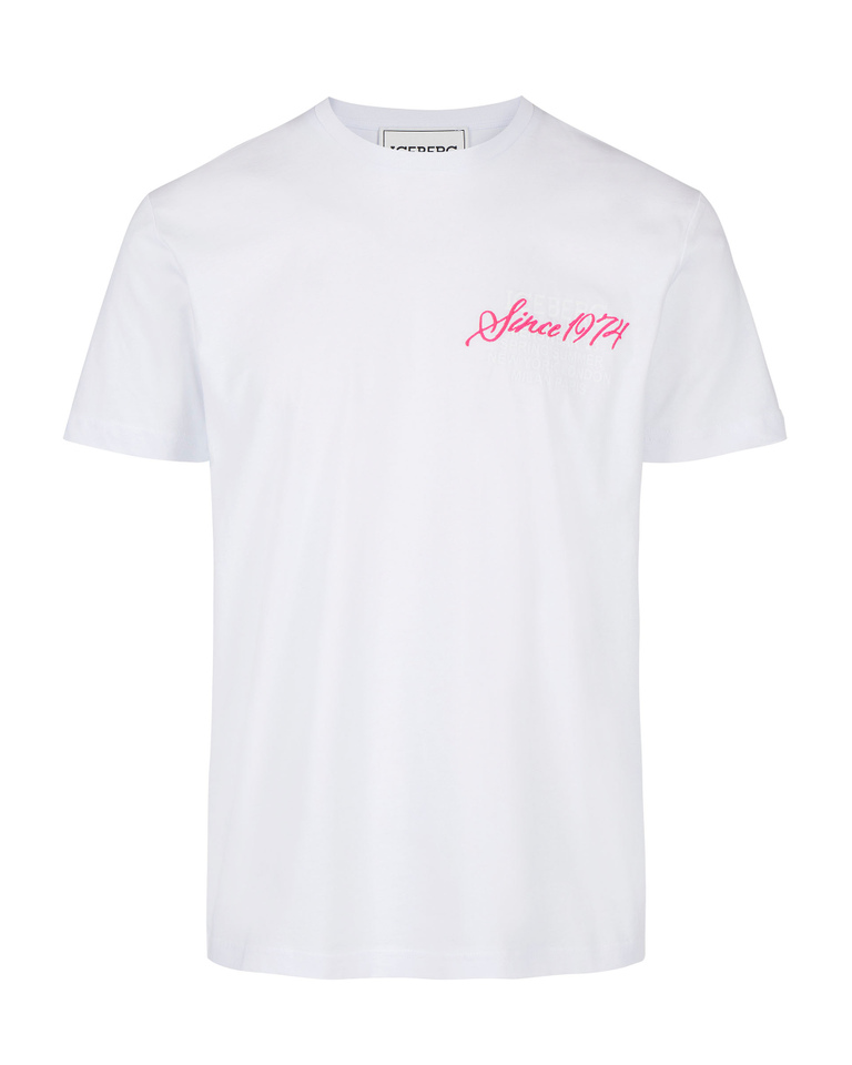 T-shirt stampa floreale - Uomo | Iceberg - Official Website