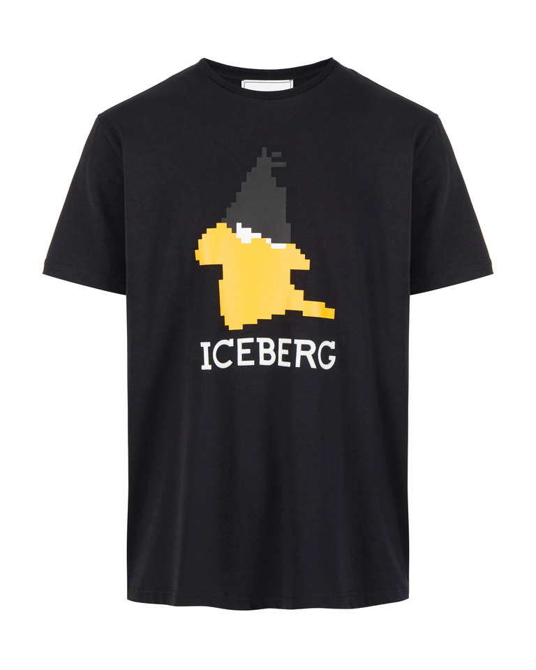 Daffy Duck institutional logo t-shirt - T-shirts & polo | Iceberg - Official Website