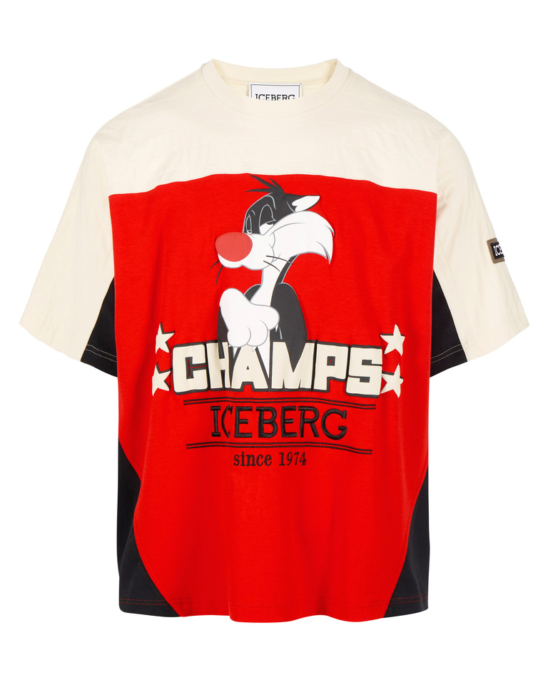 T-shirt over Gatto Silvestro con logo - Shop by mood | Iceberg - Official Website