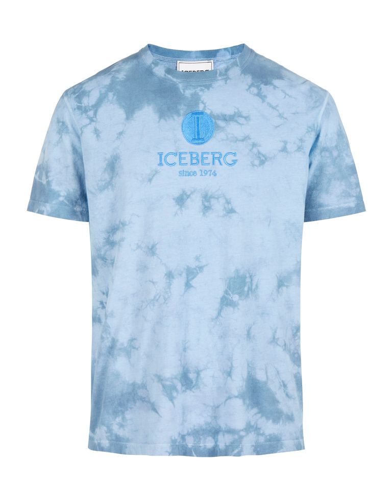 Celestial blue cloudy print t-shirt - ICEBERG SUSTAINABLE | Iceberg - Official Website