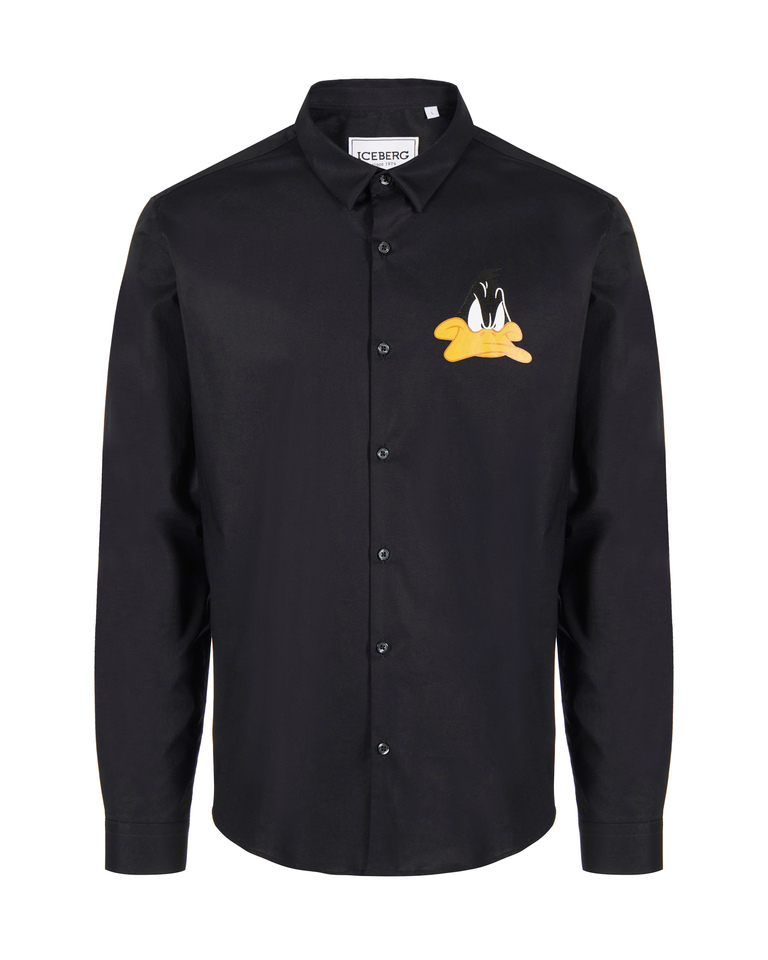 Daffy Duck black shirt - shirts | Iceberg - Official Website