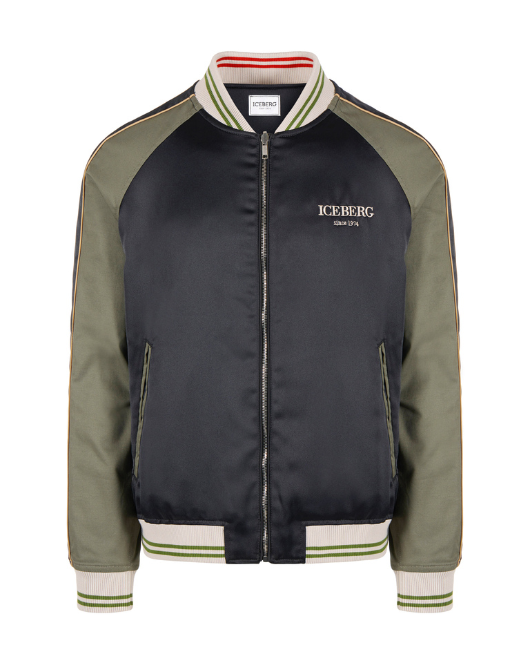 Heritage logo bomber jacket - Outerwear | Iceberg - Official Website