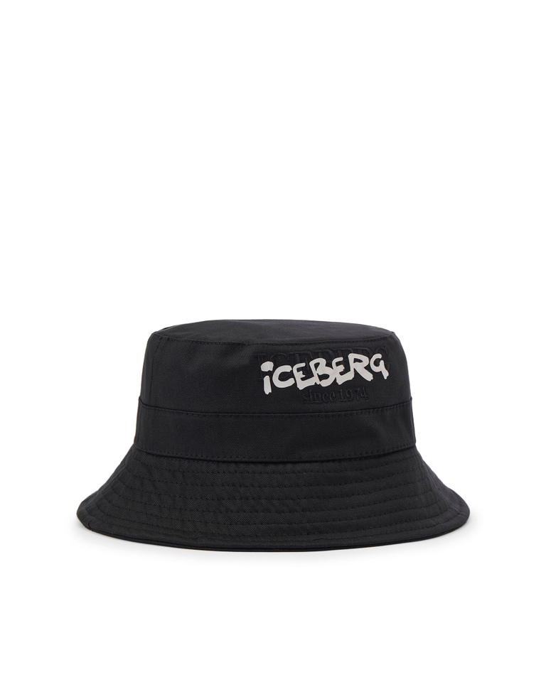 Heritage logo black bucket hat - Hats  | Iceberg - Official Website