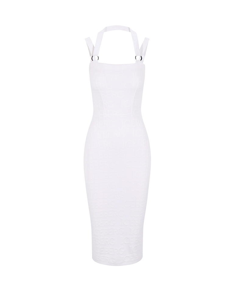 3D logo dress with ring detail - Clothing | Iceberg - Official Website