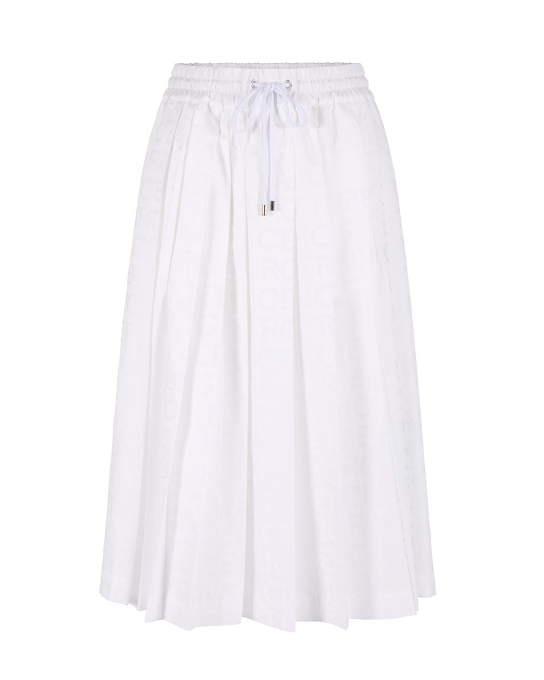 All-over logo pleated skirt - Dresses & Skirts | Iceberg - Official Website