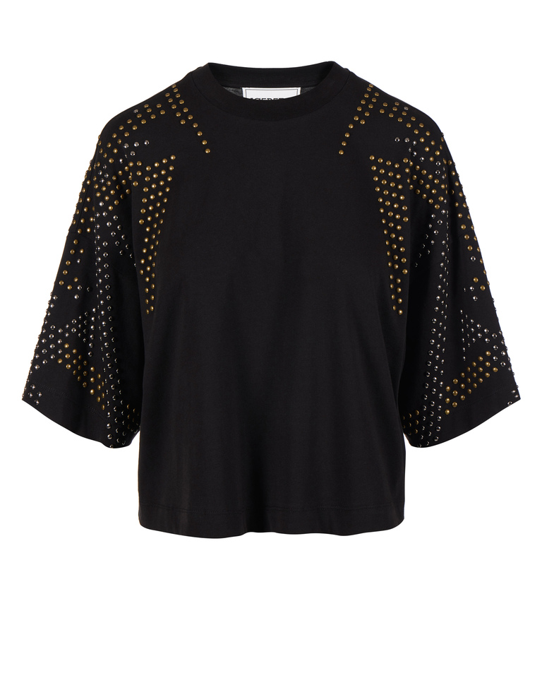Stud detail t-shirt - T-shirts and tops | Iceberg - Official Website