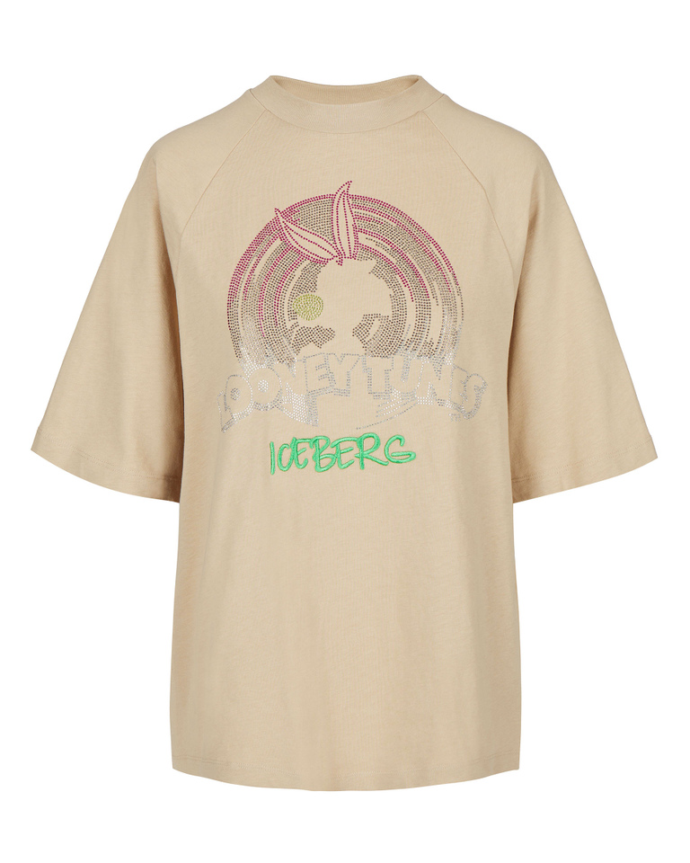 Looney Tunes t-shirt in caramel - LOONEY TUNES WOMAN | Iceberg - Official Website