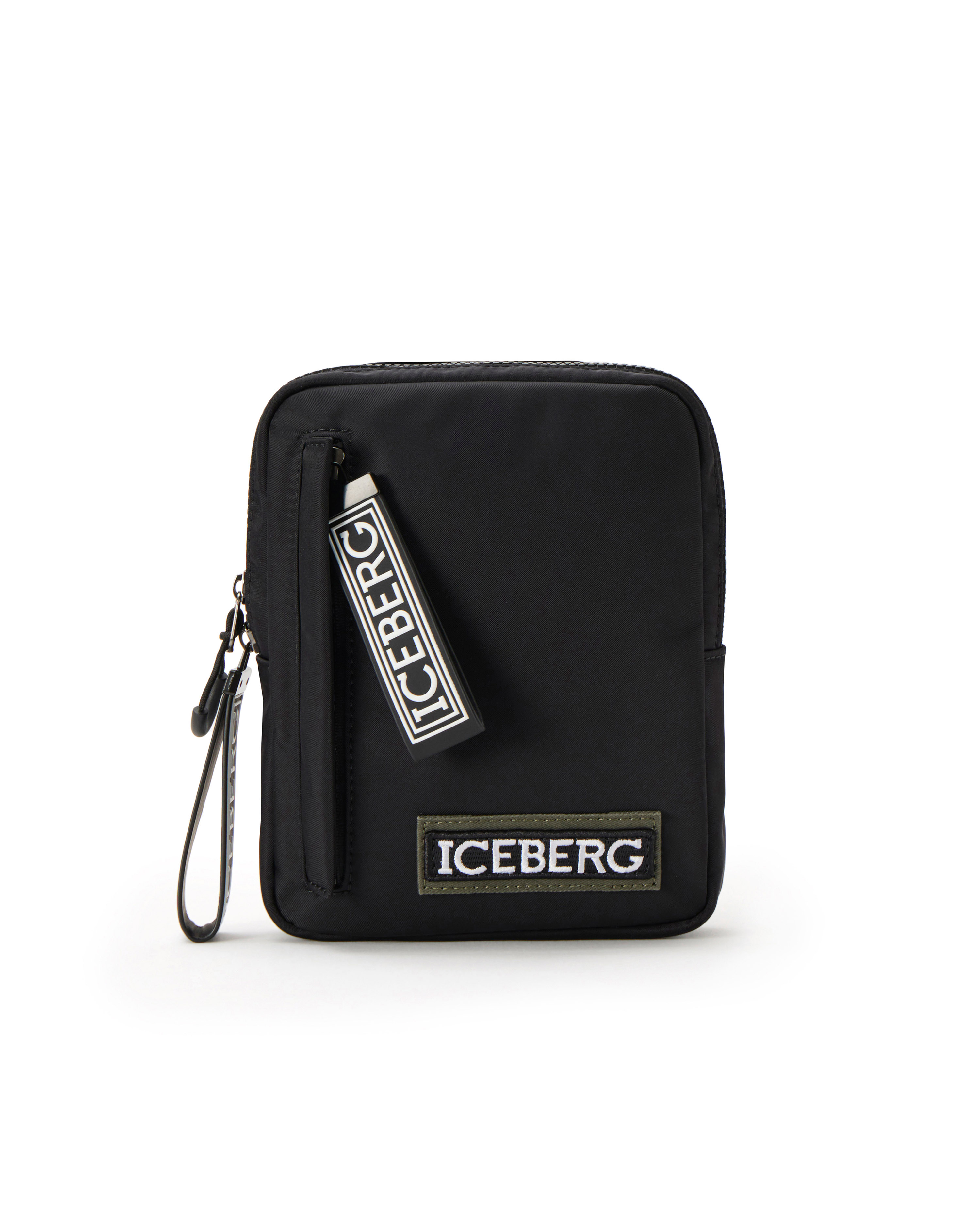 Phone pouch with institutional logo - carosello HP man accessories | Iceberg - Official Website